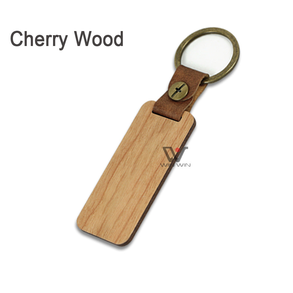 Wholesale Cherry Walnut Wooden Keychains
